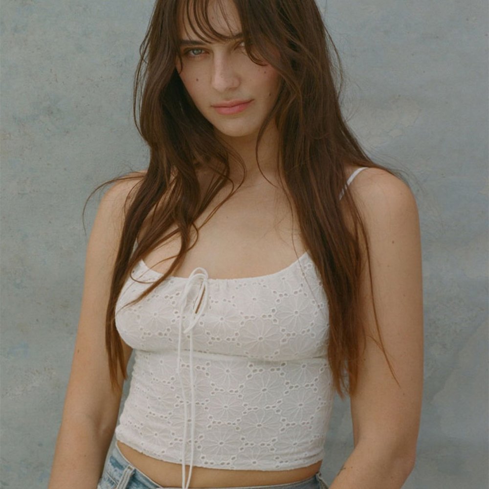 Realisation Par Broderie 'Stella' Crop Top Cami